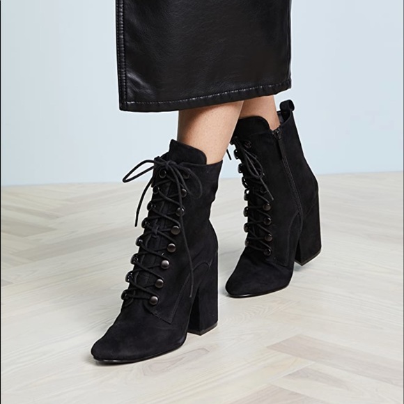 Shoe Republic LA KEYLE Womens Lace Up Ankle Dress Boots